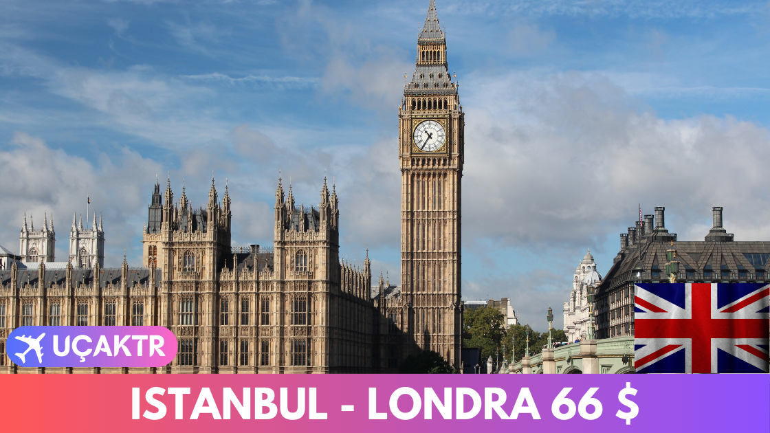 İstanbul - Londra Uçak Bileti Nisan 2024